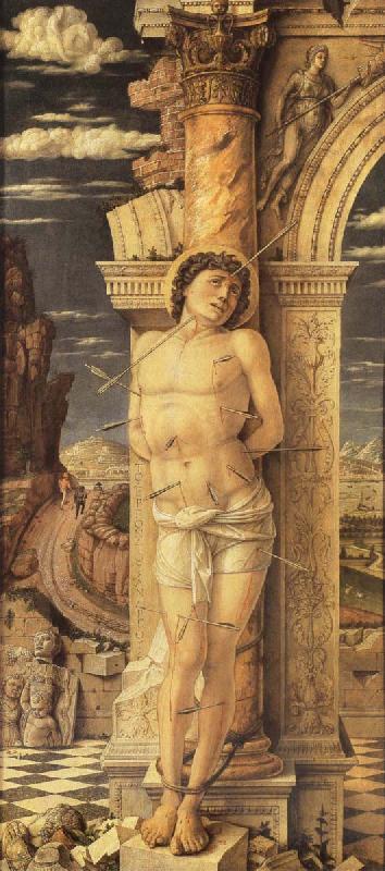 Andrea Mantegna St. Sebastiaan oil painting picture